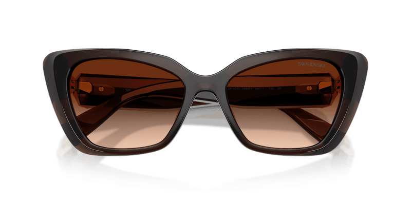 Swarovski SK6047 in Transparent Brown / Brown Gradient (108474) - Alternate View