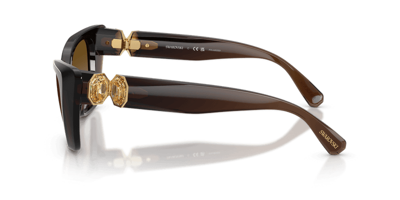 Swarovski SK6047 in Transparent Brown / Polar Brown Gradient (1084T5) - Alternate View
