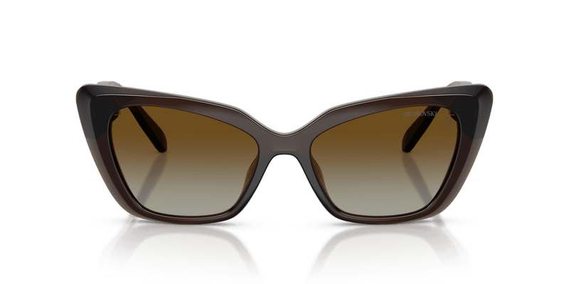Swarovski SK6047 in Transparent Brown / Polar Brown Gradient (1084T5) - Alternate View