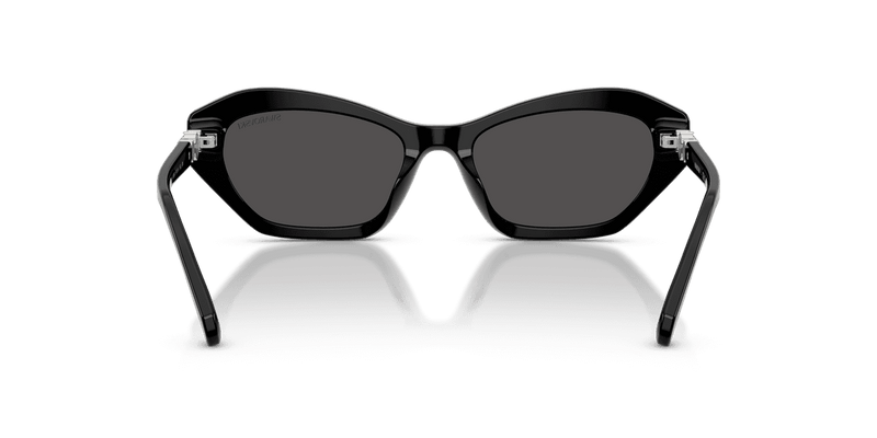 Swarovski SK6048F in Black / Dark Grey (103887) - Back View