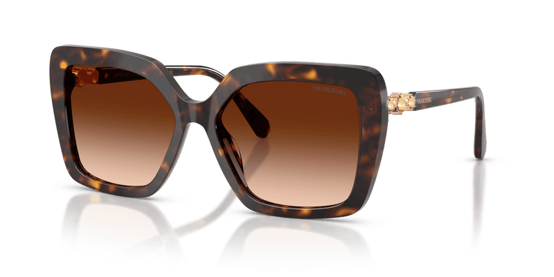 Swarovski SK6049F in Havana / Brown Gradient (100274) - Alternate View