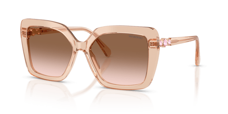 Swarovski SK6049F in Transparent Beige / Brown Gradient (106313) - Alternate View