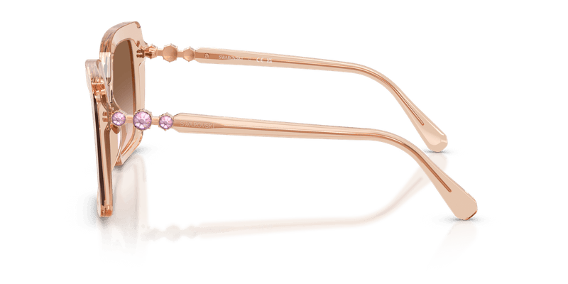 Swarovski SK6049F in Transparent Beige / Brown Gradient (106313) - Alternate View