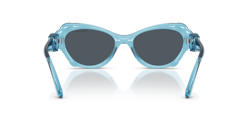 Swarovski SK6050 in Transparent Light Blue / Dark Grey (107887) - Alternate View