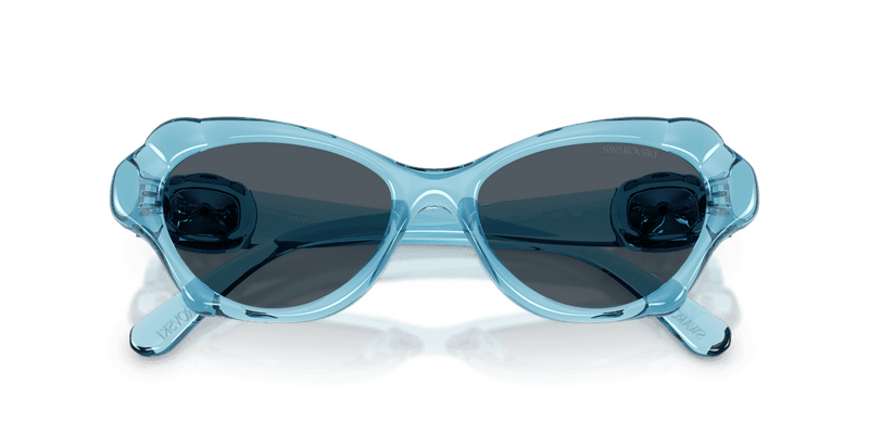 Swarovski SK6050 in Transparent Light Blue / Dark Grey (107887) - Alternate View