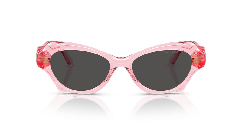 Swarovski SK6050 in Transparent Pink / Dark Grey (108887) - Alternate View