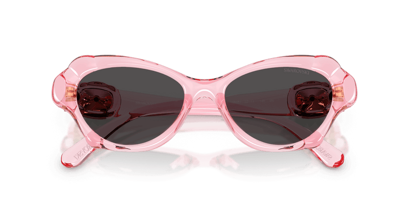 Swarovski SK6050 in Transparent Pink / Dark Grey (108887) - Alternate View