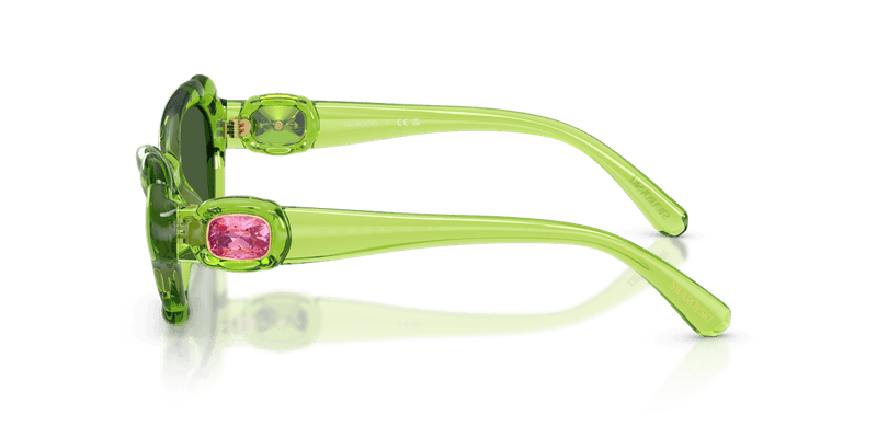 Swarovski SK6050 in Transparent Green / Dark Green (108971) - Alternate View