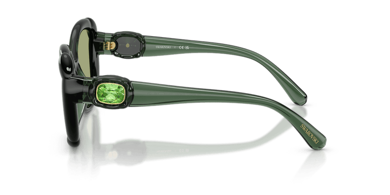Swarovski SK6051U in Transparent Green / Green (104382) - Alternate View