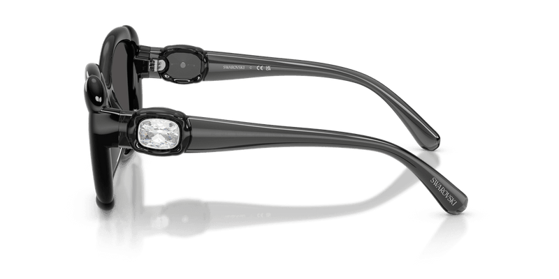 Swarovski SK6051U in Dark Grey / Dark Grey (108787) - Alternate View
