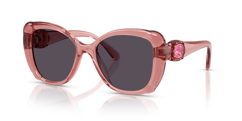 Swarovski SK6051U in Transparent Pink / Pink/Purple (1097P5) - Alternate View