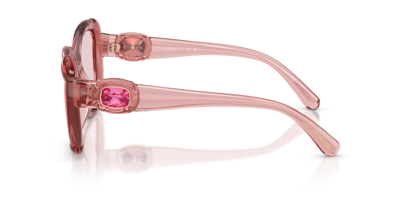 Swarovski SK6051U in Transparent Pink / Pink/Purple (1097P5) - Alternate View