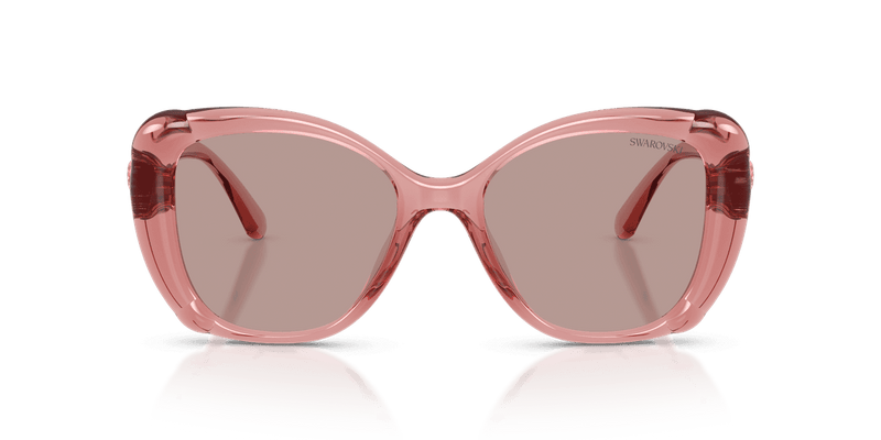 Swarovski SK6051U in Transparent Pink / Light Purple Brown (30017N) - Alternate View