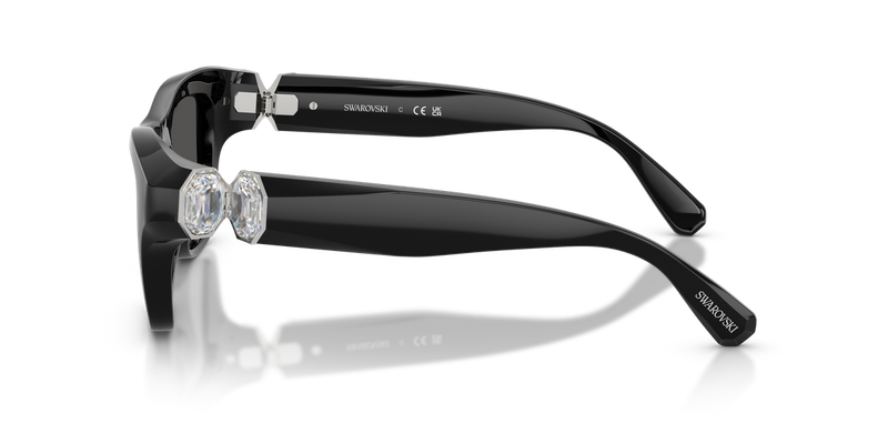 Swarovski SK6056U in Black / Dark Grey (103887) - Alternate View