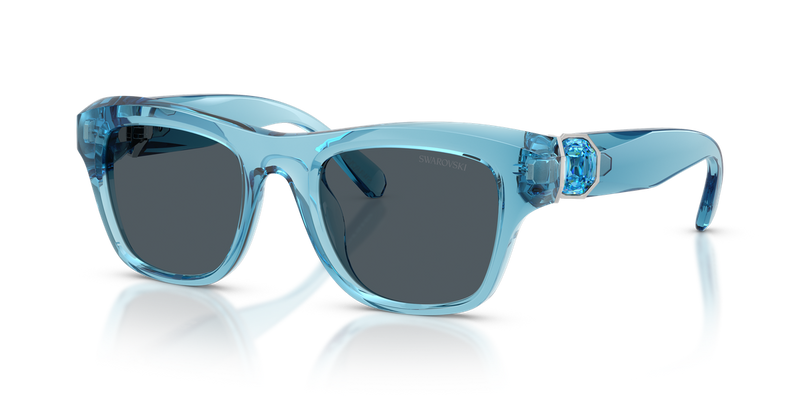 Swarovski SK6056U in Transparent Blue / Dark Grey (107887) - Alternate View