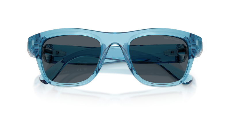 Swarovski SK6056U in Transparent Blue / Dark Grey (107887) - Alternate View