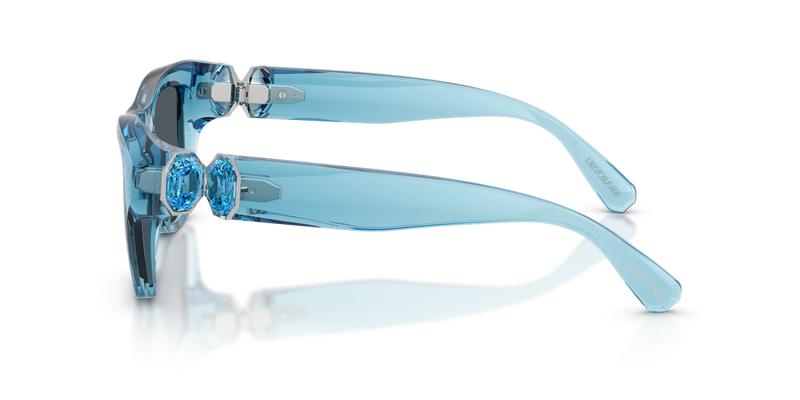 Swarovski SK6056U in Transparent Blue / Dark Grey (107887) - Alternate View