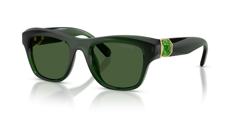 Swarovski SK6056U in Milky Dark Green / Dark Green (108171) - Alternate View