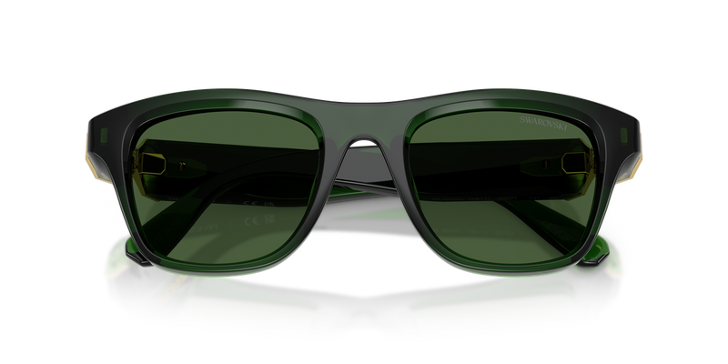 Swarovski SK6056U in Milky Dark Green / Dark Green (108171) - Alternate View