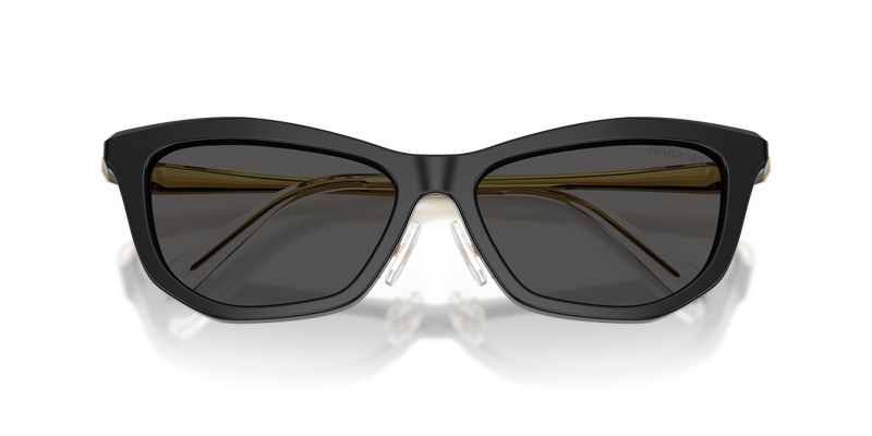 Swarovski SK6057F in Black / Dark Grey (100187) - Side View
