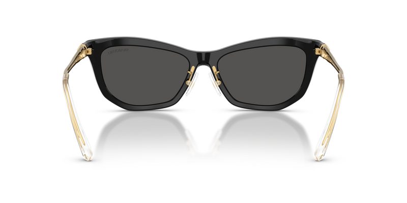Swarovski SK6057F in Black / Dark Grey (100187) - Temple Detail