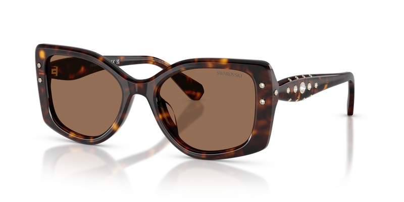 Swarovski SK6058U in Havana / Dark Brown (100273) - Alternate View
