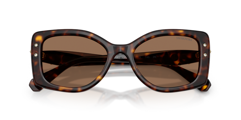 Swarovski SK6058U in Havana / Dark Brown (100273) - Alternate View