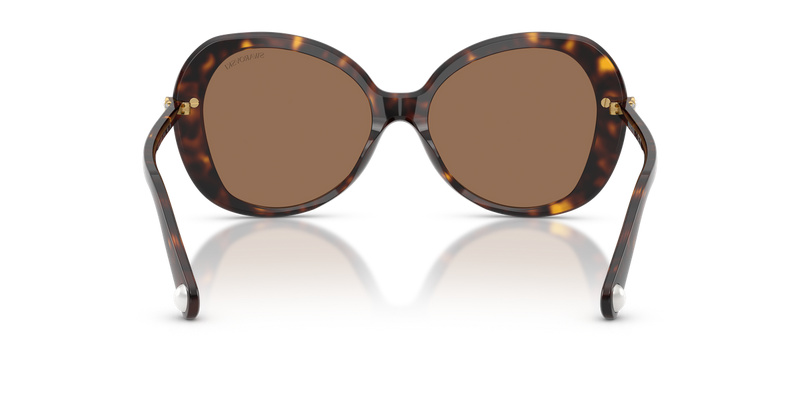 Swarovski SK6059 in Havana / Dark Brown (100273) - Temple Detail