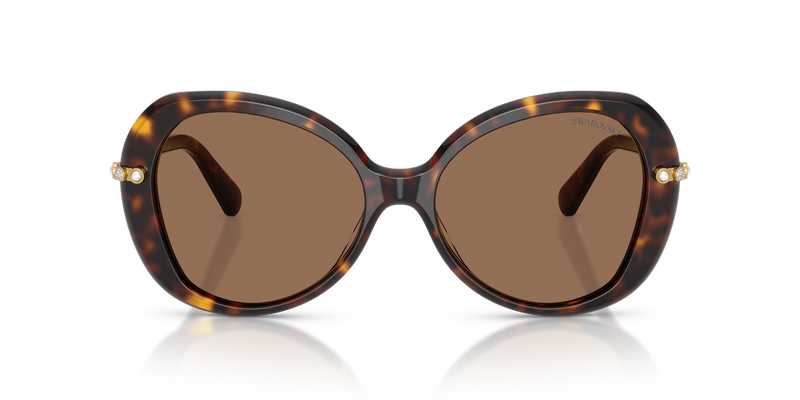 Swarovski SK6059 in Havana / Dark Brown (100273) - Alternate View