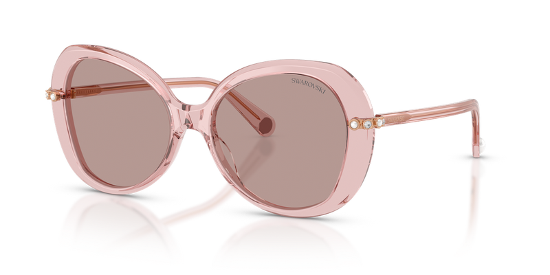 Swarovski SK6059 in Transparent Dark Pink / Light Purple Brown (10977N) - Alternate View
