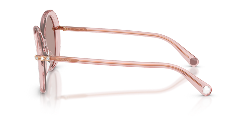 Swarovski SK6059 in Transparent Dark Pink / Light Purple Brown (10977N) - Alternate View