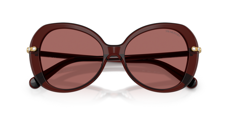 Swarovski SK6059 in Transparent Burgundy / Dark Violet (109869) - Alternate View