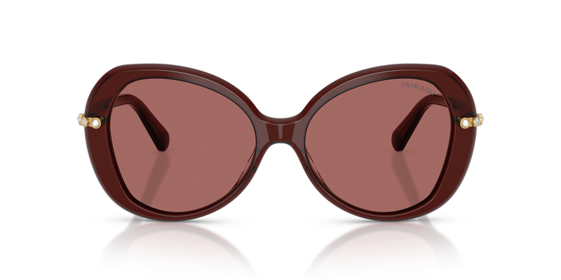 Swarovski SK6059 in Transparent Burgundy / Dark Violet (109869) - Alternate View