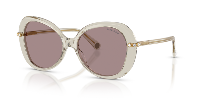 Swarovski SK6059 in Transparent Beige / Violet (3003LA) - Alternate View