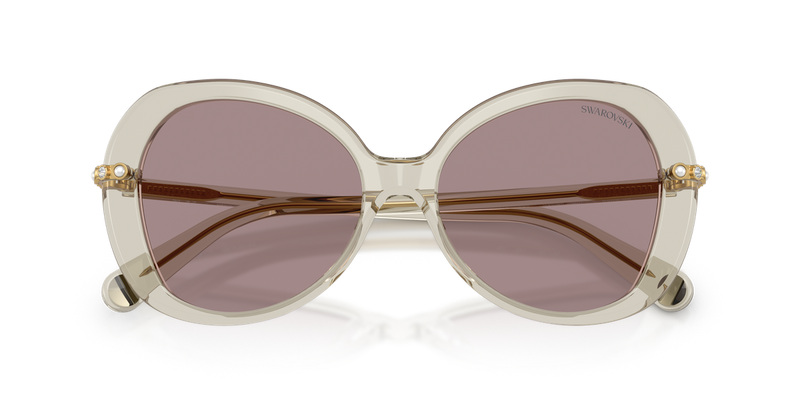 Swarovski SK6059 in Transparent Beige / Violet (3003LA) - Alternate View