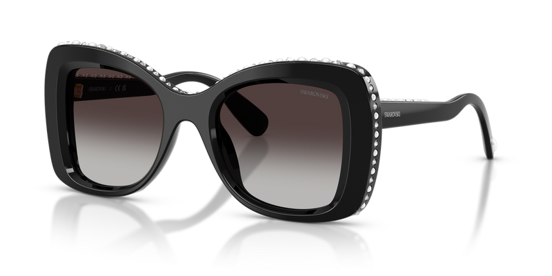 Swarovski SK6062U in Black / Gradient Grey (10938G) - Alternate View