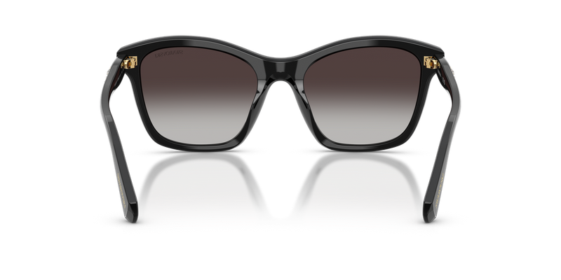 Swarovski SK6063F in Black / Gradient Grey (10018G) - Temple Detail