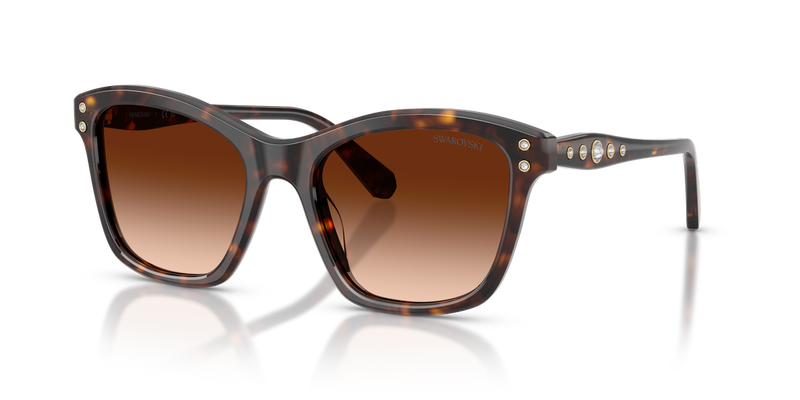 Swarovski SK6063F in Havana / Gradient Brown (100274) - Alternate View
