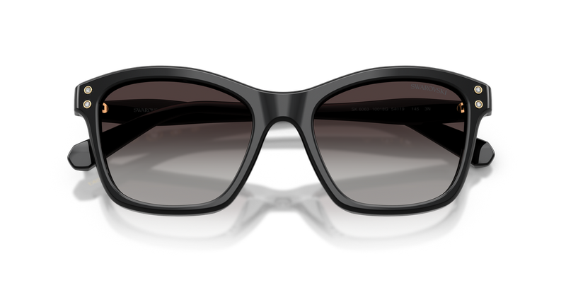 Swarovski SK6063 in Black / Gradient Grey (10018G) - Side View