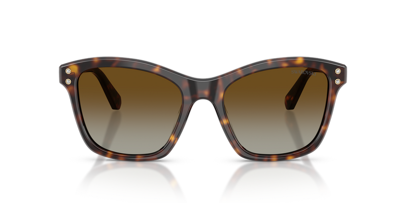 Swarovski SK6063 in Havana / Polarized Brown Gradient (1002T5) - Alternate View