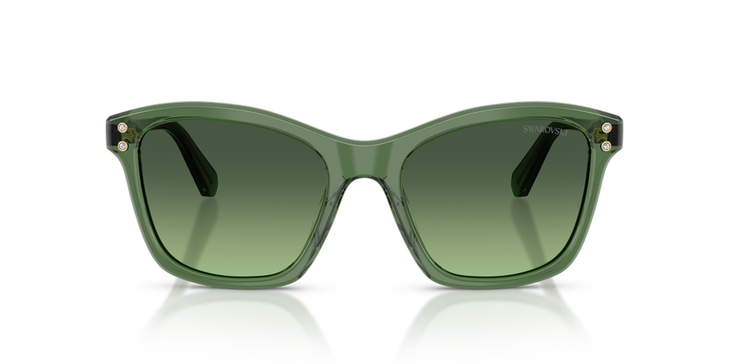 Swarovski SK6063 in Transparent Green / Gradient Green (10852A) - Alternate View