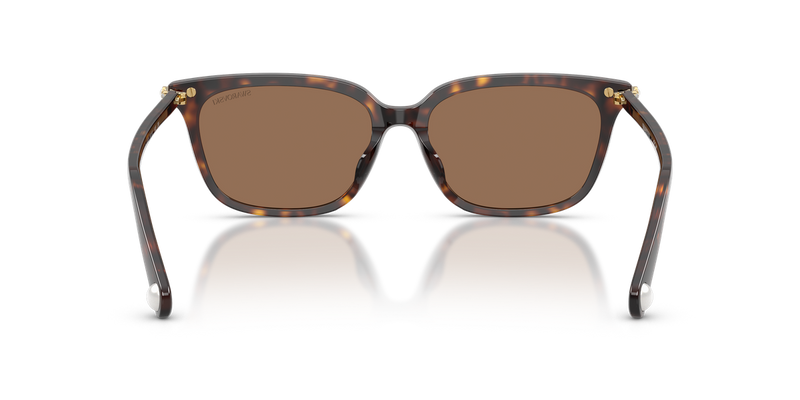 Swarovski SK6064D in Havana / Dark Brown (100273) - Temple Detail