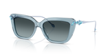 Transparent Light Blue / Blue Gradient Grey (1108V1)