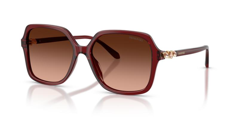 Swarovski SK6067 in Transparent Burgundy - Alternate View