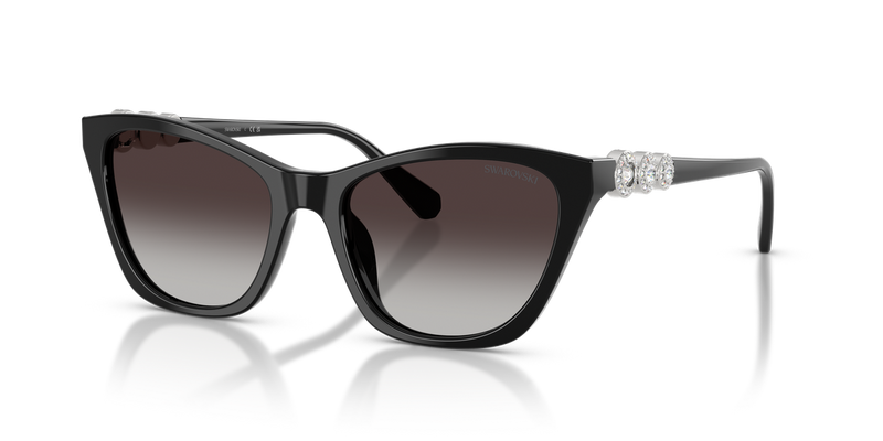Swarovski SK6068U in Black - Front View