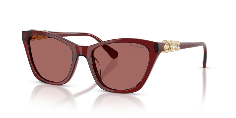 Swarovski SK6068U in Transparent Burgundy - Alternate View