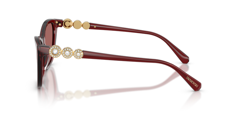 Swarovski SK6068U in Transparent Burgundy - Alternate View