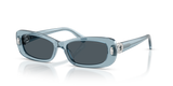 Transparent Light Blue / Dark Grey (110887)