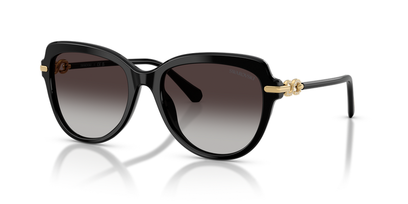 Swarovski SK6073 in Black - Front View