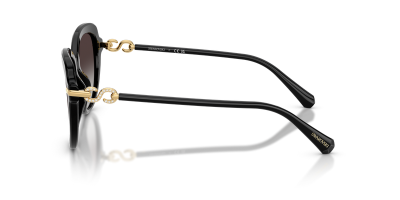 Swarovski SK6073 in Black - Back View